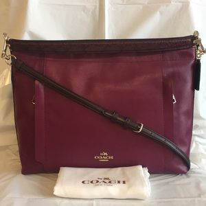 RARE Exotic Trim Coach Scout Hobo Bag NWT